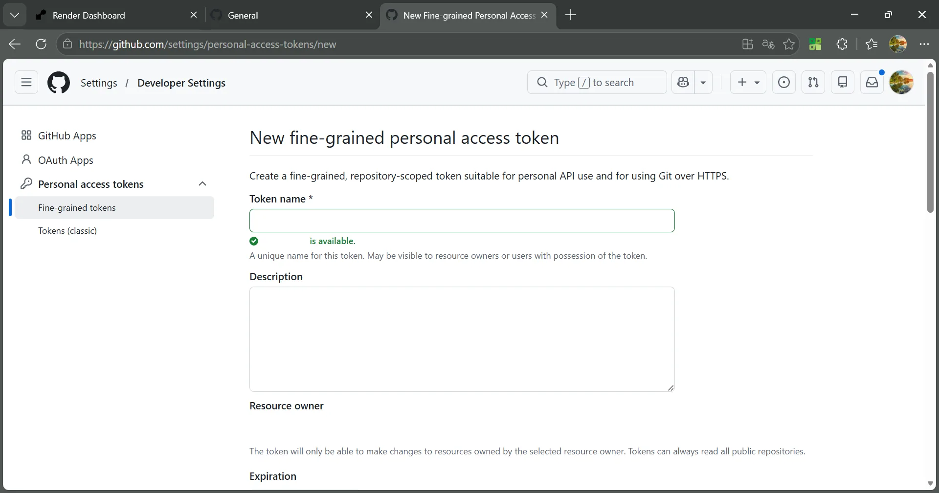 personal_access_token